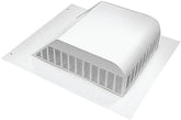 Master Flow SSB960AW Roof Louver, 18 in L, 20-1/2 in W, Aluminum, White